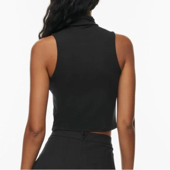 Aritzia Sunday Best Freshman Turtleneck Tank Top - Picture 3 of 5